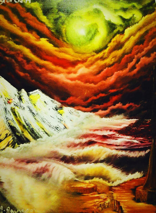 "Eye of Odin" Oil on Canvas Painting