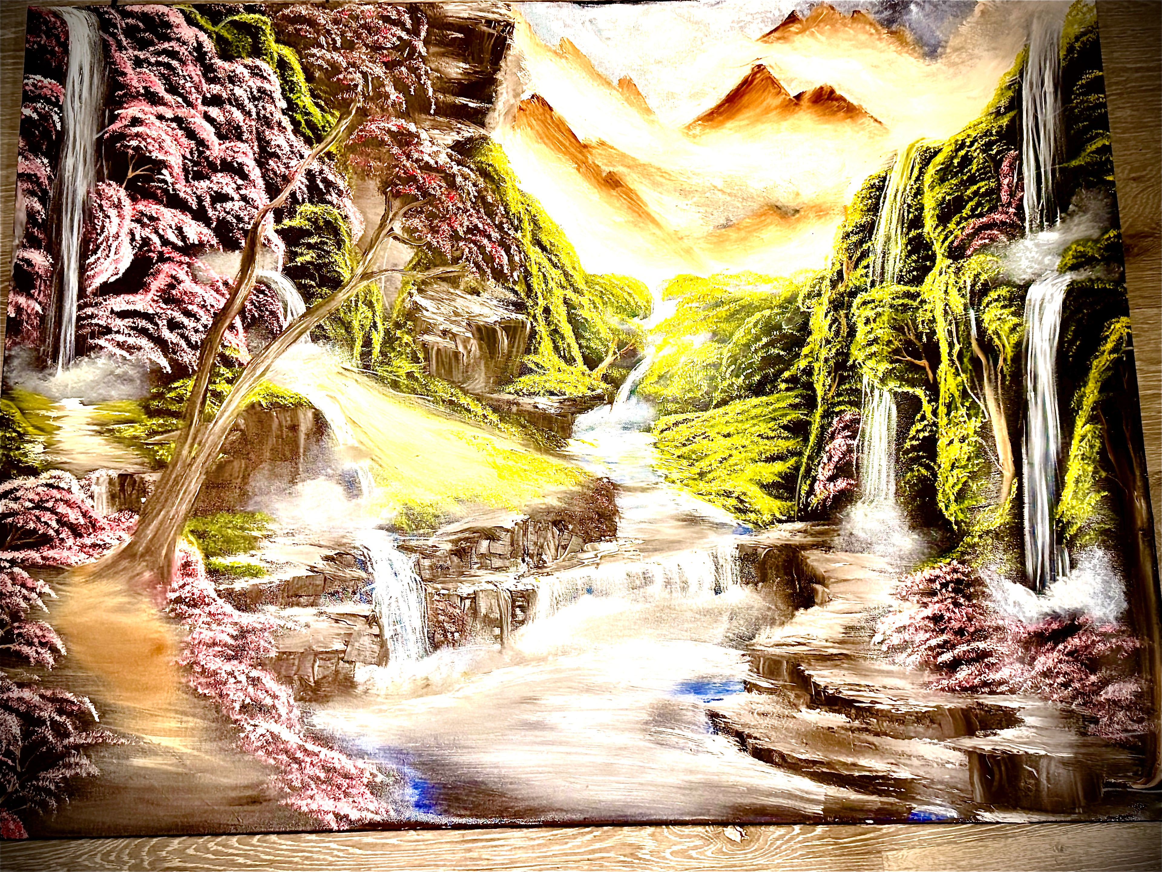 Sakura - Heart Chakra Painting