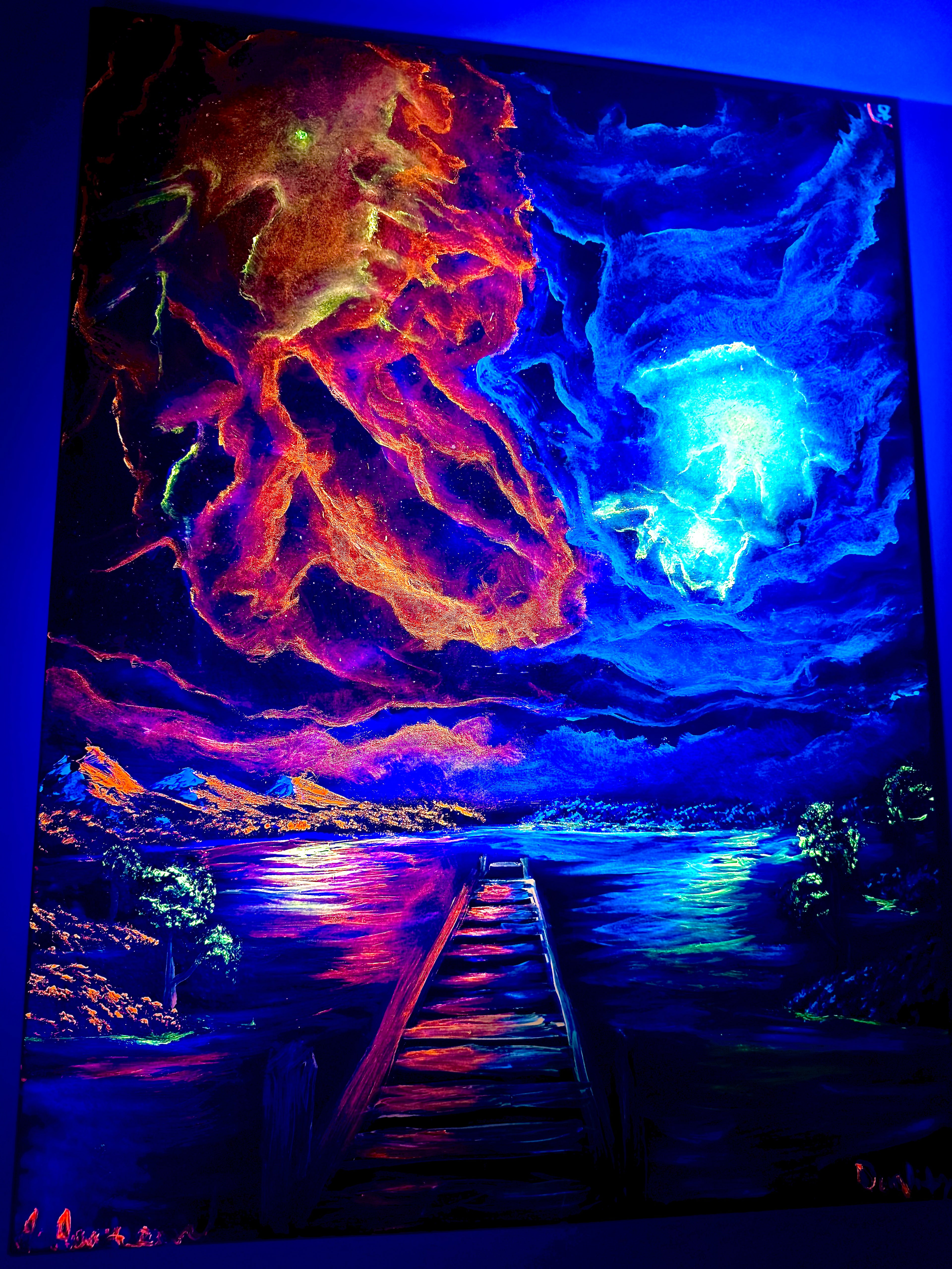 “Duality” 36 x 48 Inches - All Chakra Painting